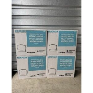 Monogram Commercial Jumbo Roll Bath Tissue Dispenser - Black - Lot Of 4 - New
